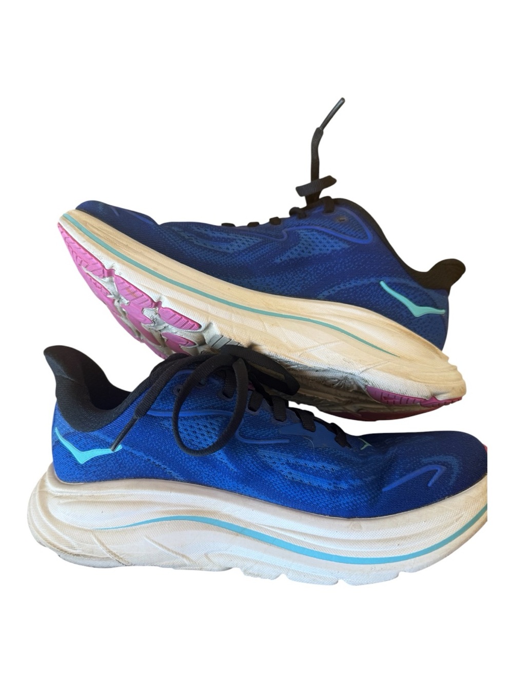Hoka One One CLIFTON Blue Athletic Running Shoes